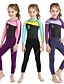 cheap Wetsuits, Diving Suits &amp; Rash Guard Shirts-Dive&amp;Sail Girls&#039; Full Wetsuit 2.5mm SCR Neoprene Diving Suit Thermal Warm UPF50+ Quick Dry High Elasticity Long Sleeve Full Body Back Zip - Swimming Diving Surfing Snorkeling Patchwork Autumn / Fall