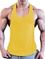 cheap Tank Tops-Men&#039;s Shirt Tank Top Vest Top Undershirt Sleeveless Shirt Solid Colored Round Neck Daily Sports Sleeveless Basic Clothing Apparel Active Muscle