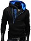 cheap Basic Hoodie Sweatshirts-Men&#039;s Hoodie Sweatshirt Pocket Sportswear Casual Letter Black Blue Light Grey Red Light Blue Hooded Casual Daily Holiday Long Sleeve Clothing Clothes Regular Fit