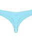 baratos Calcinhas-Mulheres Calcinha sexy Tanga &amp; Fio Dental Slip 1 PC Roupa de baixo Simples Sensual Conforto Básico Cor imaculada Fibra Sintética Cintura Baixa Toque de Sensações Azul Claro Verde Preto S M L