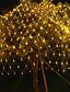 tanie Podłączane do prądu-Lampki LED siatkowe IP65 6Mx4M 3Mx2M Elastyczne Lampki Wróżkowe Siatka 880Led 200Led do Dekoracji Ogrodu Kolorowe EU US UK Wtyczka AC110V 220V 230V