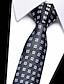 Недорогие Мужские галстуки и бабочки-Муж. Галстуки Нагрудный платок Запонки наборы Для офиса Свадьба Формальный Классический В клетку Повседневные События