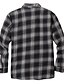 cheap Flannel Shirts-Men&#039;s Flannel Shirt Long Sleeve Solid Color Turndown Navy Blue Street Daily Button-Down Clothing Apparel Fashion Casual Comfortable