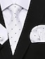 abordables Cravates &amp; Noeuds Papillons Homme-Homme Cravate Carré de Poche Boutons de Manchette Ensembles Travail Mariage Style formel Classique Plaid du quotidien événements