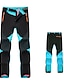 זול מכנסיים ומכנסיים קצרים-מכנסי שלג לנשים מכנסי סקי מרופדים בצמר תחתונים לסקי סנובורד ספורט חורף טיפוס הרים עמיד למים עמיד למים