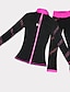 cheap Figure Skating-Figure Skating Jacket with Pants Women&#039;s Girls&#039; Ice Skating Pants / Trousers Leggings Outfits Black Blue Fuchsia Fleece Spandex Stretchy Training Practice Competition Skating Wear Thermal Warm