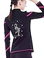 cheap Figure Skating-Figure Skating Jacket with Pants Women&#039;s Girls&#039; Ice Skating Pants / Trousers Top Purple Pink Green Glitter Fleece Spandex High Elasticity Training Competition Skating Wear Thermal Warm Handmade