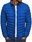 cheap Men&#039;s Jackets &amp; Coats-men&#039;s jacket long sleeve bomber jacket stand-up collar hood quilted jacket hooded light outdoor puffer cardigan padded autumn winter new pure color simple atmosphere transition coat xxl