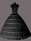 cheap Historical &amp; Vintage Costumes-Hoop Skirt for Women Crinoline Petticoat half Slips Under Skirt for Ball Gown Underskirt for Wedding Bridal Dress Party Victorian Rococo