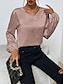 cheap Women&#039;s Blouses &amp; Shirts-Women&#039;s Shirt Blouse Black Pink Beige Leopard Sparkly Print Long Sleeve Daily Weekend Streetwear Casual Shirt Collar Regular Lantern Sleeve S