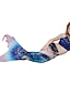 cheap Swimwear-Kids Girls&#039; Three Piece Swimwear Outdoor Print Active Ruched Bathing Suits 3-12 Years Spring Blue