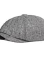 ieftine Pălării Bărbați-Bărbați Pălărie Bască Flat Rezistent la Vânt Confort Respirabil În aer liber Stradă Zilnic Imprimeu Dunga