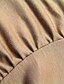 billige Sexede kjoler-dameskede kjole strop kjole minikjole hvidvin brun ærmeløs ren farve rygløs forår sommer v hals stilfuld 2023 xs s m l