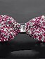 cheap Men&#039;s Ties &amp; Bow Ties-Men&#039;s Party Bow Tie Bow Fashion men&#039;s diamond-studded star bow tie bow trendy party Accessories Men Luxury Sparkling Diamante Bowties Silver crystal and gem bow tie