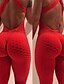 cheap Yoga Sets-Women&#039;s Yoga Suit Tracksuit Tiktok Scrunch Butt Criss Cross Yoga Fitness Gym Workout High Waist Bodysuit Romper Sports Butt Lift Tummy Control 4 Way Stretch Quick Dry High Elasticity Sports