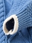 povoljno Džemperi i kardigani za dječake-Djeca Dječaci Sweater Dugih rukava Plava Braon Jedna barva Unutrašnji Vanjski Aktivan Dnevno 3-6 godina
