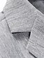 billiga Herrars klassiska kavajer-Herr Kavaj Affärskläder Klassisk &amp; Tidlös Vår Höst Standard (veckad) Blazer Blå Beige Grå