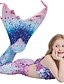 cheap Swimwear-Kids Girls&#039; Three Piece Swimwear Outdoor Print Active Ruched Bathing Suits 3-12 Years Spring Purple