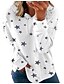 hesapli Genel Kadın Üst Giyim-kadın kapşonlu ipli komik klasik kapşonlu normal bahar&amp;amp;  gri beyaz düşmek