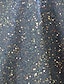 billige Festkjoker-børn små piger kjole ensfarvet en linje kjole fest fødselsdag ruched mesh grå maxi kortærmet prinsesse søde kjoler efterår vinter regular fit 3-12 år