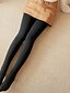 cheap Leggings-Translucent Warm Pantyhose Leggings Slim Stretchy Opaque Soft Tights for Winter Outdoor  Skinny Black Apricot One-Size