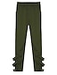 cheap Women&#039;s Bottoms-Women&#039;s Basic Pocket Buckle Harem Cigarette Tactical Cargo Full Length Pants Inelastic Business Solid Colored Mid Waist Army Green Black S M L XL
