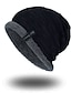 cheap Men&#039;s Hats-Men&#039;s Beanie Hat Black Wine Pure Color Knitted Outdoor Daily Warm Pure Color