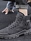 cheap Men&#039;s Boots-Men&#039;s Boots Comfort Shoes Casual Daily Faux Leather Booties / Ankle Boots Black Gray Brown Fall Winter