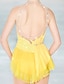 Χαμηλού Κόστους Καλλιτεχνικό πατινάζ-Φόρεμα για φιγούρες πατινάζ Γυναικεία Κοριτσίστικα Patinaj Φορέματα Σύνολα Μαύρο Λευκό Κίτρινο Άνοιγμα πίσω Δίχτυ Σπαντέξ Υψηλή Ελαστικότητα Επαγγελματική Ανταγωνισμός Ενδυμασία πατινάζ Χειροποίητο