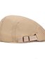 billiga Huvudbonader för herrar-Herr Platt mössa Vit Rodnande Rosa Polyester 1920-talets mode Ledigt Kontor Sport &amp; Utomhus Dagligen Enfärgad / vanlig färg Fritid
