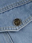 economico giacche sherpa-Per donna Giacca di jeans Giacca con cappuccio Giornaliero Autunno Inverno Standard Cappotto Morbido Streetwear Giacca Manica lunga Tasche Nero Blu Grigio