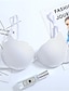 cheap Bras-Women&#039;s Underwire Bras Double Strap Adjustable 3/4 Cup V Neck Breathable Push Up Stripe Pure Color Hook &amp; Eye Date Casual Daily Cotton 1PC White Black / Bras &amp; Bralettes / 1 PC
