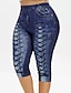 cheap Leggings-Women&#039;s Chinos Polyester Gradient Black Blue Sporty High Calf-Length Yoga Casual Spring Fall