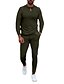 cheap Men&#039;s Clothing-cross-border men‘s autumn new long-sleeved slim trend casual fashion sports suit trend