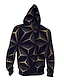 cheap Men&#039;s 3D Hoodies-Men&#039;s Unisex Full Zip Hoodie Jacket Geometric Graphic Prints Zipper Print Daily Sports 3D Print Casual Designer Hoodies Sweatshirts  Black