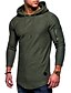 cheap Men-Men&#039;s Hoodies &amp; Sweatshirts Shirt Zipper Round Neck Standard Spring, Fall, Winter, Summer Black khaki Dark Gray Army Green