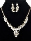 cheap Jewelry Sets-Women&#039;s necklace Chic &amp; Modern Party Leaf Jewelry Sets / Wedding / Gold / Silver / Fall / Winter
