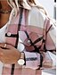 cheap Blouses &amp; Shirts-Women&#039;s Blouse Shirt Shacket Green Pink Khaki Button Pocket Plaid Color Block Daily Weekend Long Sleeve Shirt Collar Basic Streetwear Regular S