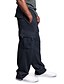 cheap Sweatpants-men&#039;s sweatpants warm Trousers with multi-pockets Spring&amp;Fall drawstring elastic waist straight active pants sports outdoor