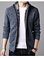 cheap Men&#039;s Clothing-free shipping  autumn and winter stand collar knitted cardigan jacket men&#039;s loose knit plus cashmere sweater trend slim line