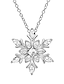 cheap Necklaces &amp; pendants-Women&#039;s necklace Chic &amp; Modern Party Snowflake Necklaces / Wedding / White / Blue / Fall / Winter
