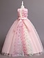 Χαμηλού Κόστους Φορέματα-παιδικό κοριτσίστικο φόρεμα πεταλούδα τούλι φόρεμα ειδική περίσταση performance mesh φιόγκος χρυσό maxi μακρυμάνικο πριγκίπισσα γλυκά φορέματα φθινόπωρο άνοιξη κανονική εφαρμογή 3-12 ετών
