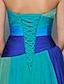 Χαμηλού Κόστους Φορέματα Χορού Αποφοίτησης-Γραμμή Α Κομψό Φόρεμα Επισκέπτης γάμου Χοροεσπερίδα Μακρύ Αμάνικο Καρδιά Σιφόν Εξώπλατο με Πιασίματα Κρυστάλλινη λεπτομέρεια 2024