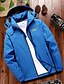 cheap Men&#039;s Jackets &amp; Coats-Men&#039;s Bomber Jacket Outdoor Jacket Waterproof Windproof Breathable Outdoor Street Zipper Hoodie Casual Jacket Outerwear Solid Color Pocket White Black Royal Blue