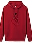 voordelige Dameshoodies &amp; sweatshirts-Dames Trui met capuchon Stoppen Grafisch Casual Hoodies Sweatshirts Extra groot Rode Wijn Blozend Roze Wijn