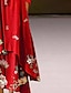 זול שמלות עם הדפס-שמלת נדנדה לנשים שמלה ארוכה מקסי אדומה הדפסת כיס עם הדפס שרוולים ארוכים אביב קיץ צוואר עגול קז&#039;ואל וינטג&#039; 2022 s m l xl xxl xxxl 4xl 5xl / רופף