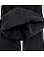 voordelige Leggings-Dames Fleece broek Broeken Polyester Hoge taille Volledige lengte Zwart Herfst winter