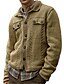 cheap Men&#039;s Clothing-Men&#039;s Sweater Cardigan V Neck Thick Winter khaki