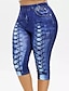 cheap Leggings-Women&#039;s Chinos Polyester Gradient Black Blue Sporty High Calf-Length Yoga Casual Spring Fall