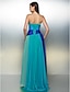 Χαμηλού Κόστους Φορέματα Χορού Αποφοίτησης-Γραμμή Α Κομψό Φόρεμα Επισκέπτης γάμου Χοροεσπερίδα Μακρύ Αμάνικο Καρδιά Σιφόν Εξώπλατο με Πιασίματα Κρυστάλλινη λεπτομέρεια 2024